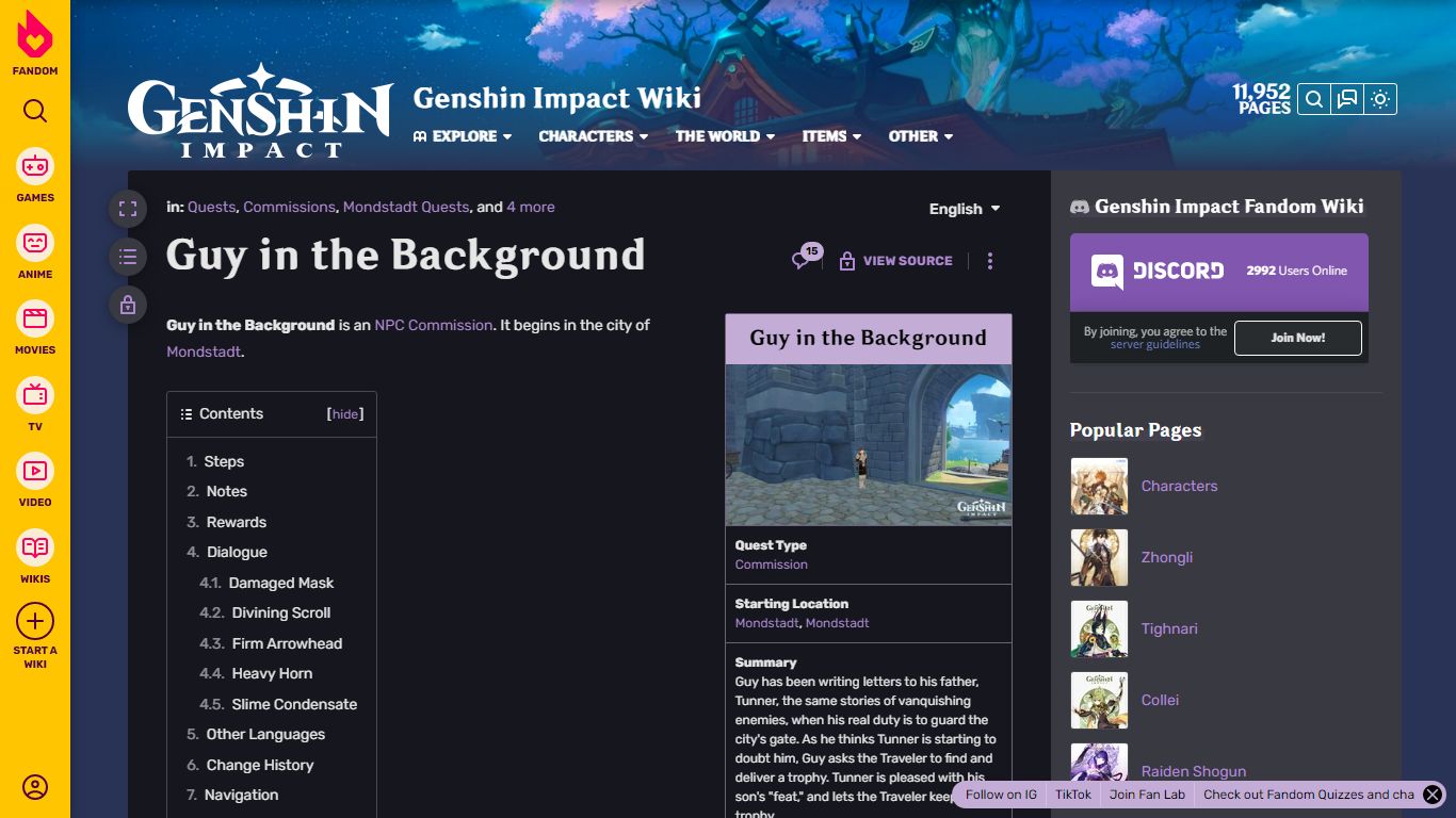 Guy in the Background | Genshin Impact Wiki | Fandom